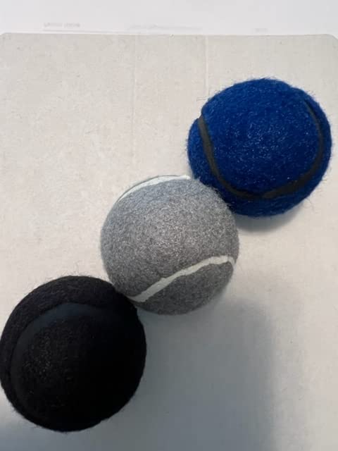 PreCut Tennis Balls For Chairs- 400 Black Chair Glides (Bulk) Heavy Duty!