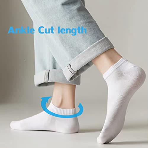 Image of MAGIARTE Womens Cotton Ankle Socks Low Cut Athletic Casual Mutil Color No Show Running Socks for Women