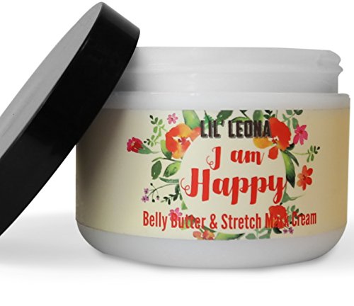 Image of Stretch Mark Cream For Pregnancy - Made with Shea Butter and Vitamin E for Anti Stretch Marks Cellulite Removal and Prevention. Belly Butter for Pregnant Skin Care - 8 oz