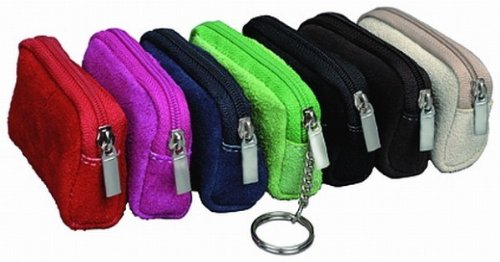 Preisvergleich Produktbild Alassio - 43186 - Schreibgeräte-Etui, Velourleder, rosa