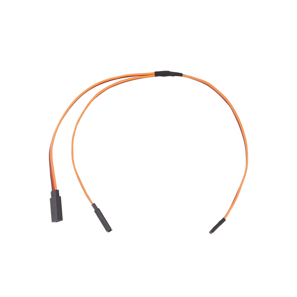 OliRC Lot de 5 câbles d'extension de harnais en Y 300 mm 22 AWG 60 cœurs pour récepteur servo de voiture télécommandée d'hélicoptère (C143-5 OliRC Lot de 5 câbles d'extension de harnais en Y 300 mm 22 AWG 60 cœurs pour récepteur servo de voiture télécommandée d'hélicoptère (C143-5