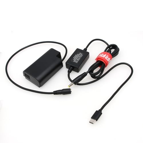 DRRI PD USB Type-C to DMW-DCC16 Dummy Battery DC Coupler Replacement DMW-BLJ31 for Panasonic LUMIX S1 S1M S1R S1RM S1H
