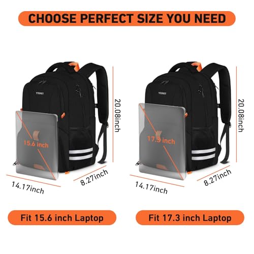 Image of Ytonet Gym Backpack for Men Women, Travel Sports Bag with Shoe Compartment | Large Workout Laptop Backpack Water Resistant Fits 15.6-Inch Laptop for College Camping Black