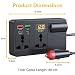 ideallife 200W Car Voltage Converter Inverter,12V/24V to 220V Converter with 2 AC Sockets & 4 USB Ports (PD30W & QC3.0 Fast Charge), Fast Charging Car Voltage Converter Inverter for SUV Van Truck