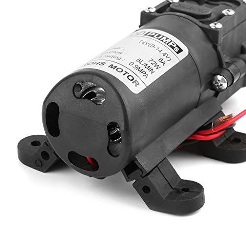 Bomba de agua micro diafragma de 12V y 72W con interruptor automático inteligente 6