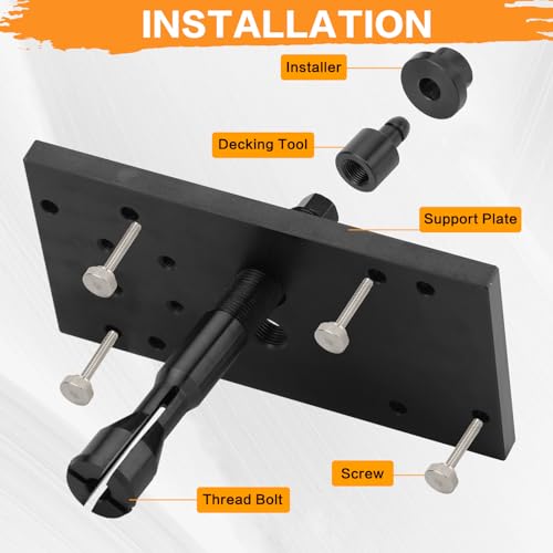 Image of Inner Camshaft Bearing Installer Tool and Remove Puller (M8) Replacement for Harley Davidson Milwaukee Eight Engine 2017-2024