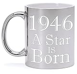 Mug en céramique argenté métallisé pour anniversaire de 80 ans –...