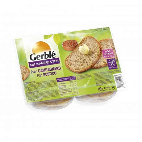 Gerble – Pan de tierra sin gluten, 350 g, 3 unidades
