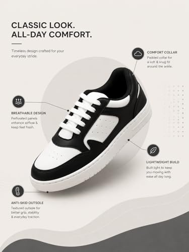 Image of Centrino Women's Sneakers | Cushioned Insole Comfortable Shoes | Trendy & Stylish Modern Sneakers | Durable TPR Sole Casual Walking Footwear (8155)