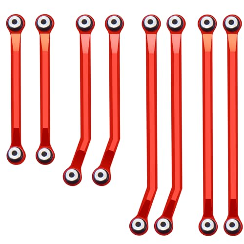 RCHUBAM 8PCS High Clearance Links Set for 1/18 TRX4M K10 F150 Upgrade Part