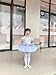 OTMYIGO Blue,160, Kids Ballet Tutu Outfit,Ballerina Costume for Girls Swan Lake Dance Practice Competition Costume