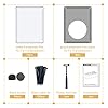 DINMO-Rabbit-Playpen-Guinea-Pig-playpen-Game-Holes-Design-Plastic-and-Matel-Design-Floor-Mat-Design-and-Bottom-Design-Connectors-Accessories-for-Choose-DIY-Visualization-Expanded-Portable-for-Small-An Unique Pet Playpen