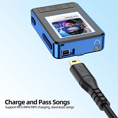 Femoro Mini Usb Cable 3Ft, Usb To Mini Usb Cable Male To Male, Usb Mini B Charging Cable Usb 2.0 480Mbps Transfer Speed For Camera Dash Cam Gopro Hero Ps3 Controller Gps Receiver #TOP7