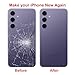 Perzework Rear Back Glass Replacement for Samsung Galaxy S24 6.2-inches with Reparing Toolkit (Cobalt Violet)