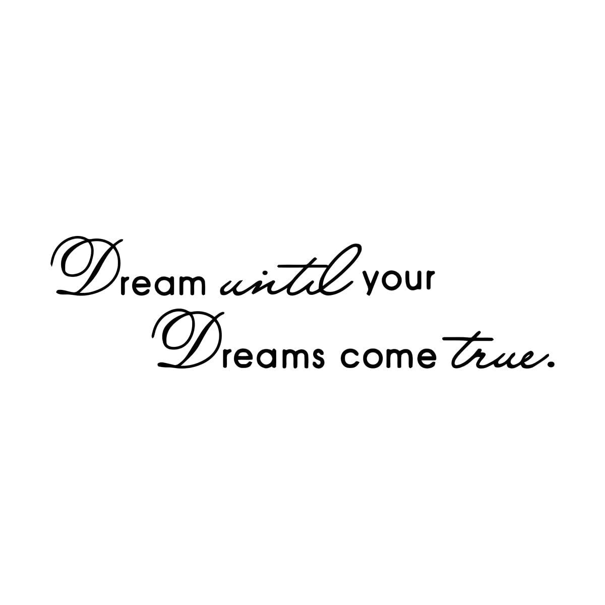 Wall Stickers Motivational Sentences Decoration Office Company Culture Background Wall Classroom Vinyl Wall Decals Large - 52x200cm