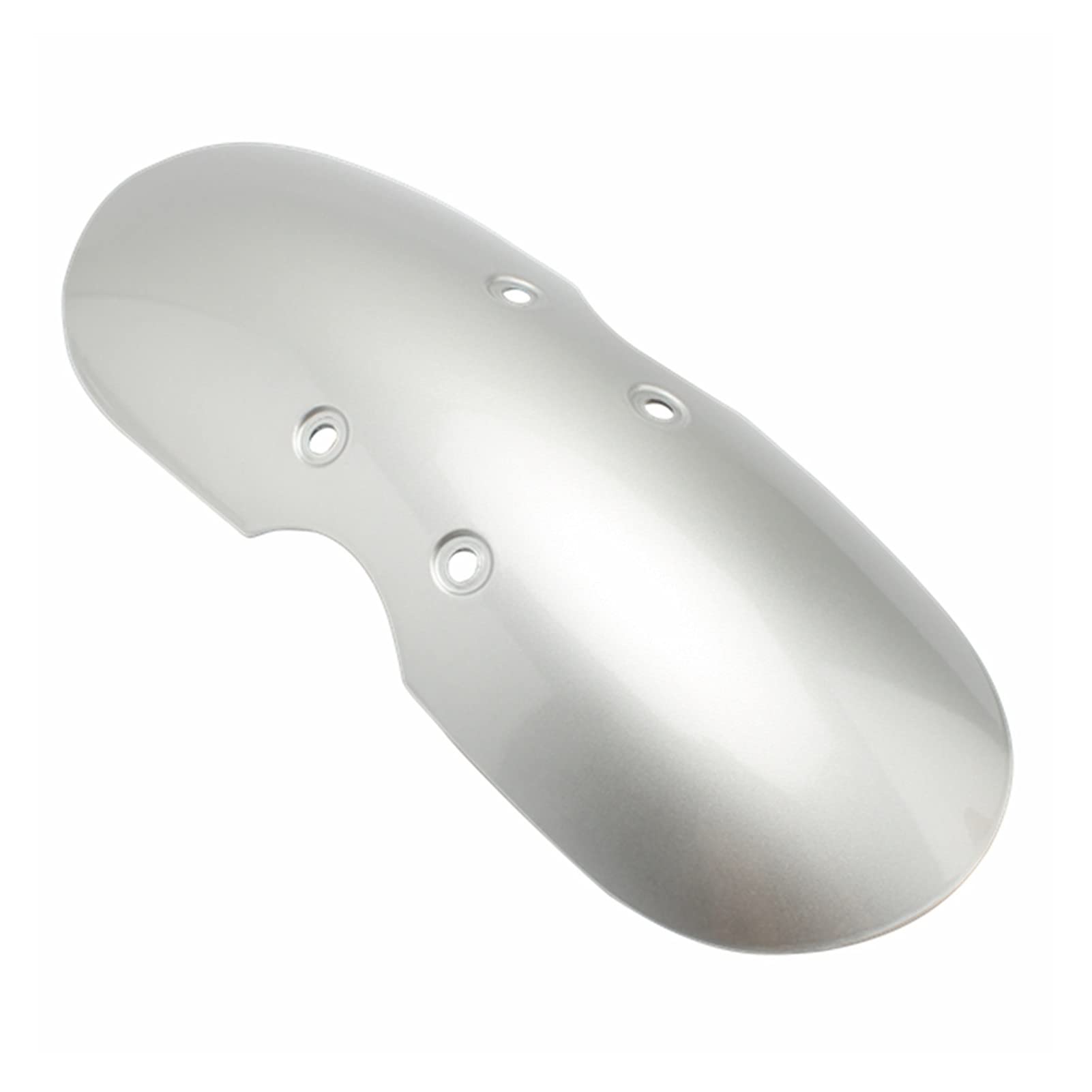 Cafe Racer Motorcycle Short Front Fender Motorbike Splash Mudguard Fairing Chopper, for Triumph, Scrambler 2001-2016 Motorcycle Mudguard(Silver)