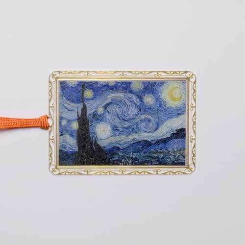 デザインブックマーク 絵画デザイン「星月夜」