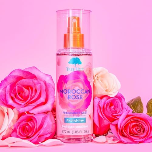 Image of Tree Hut Hair and Body Mist, Moroccan Rose, 6 Fl Oz