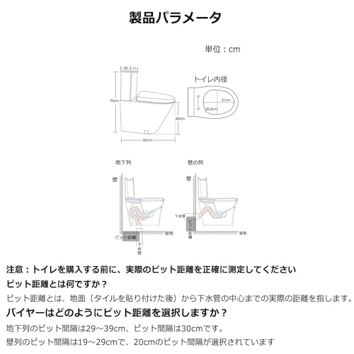 Toilettes commerciales à double chasse d'eau en acier inoxydable avec siège à fermeture amortie – Toilettes allongées une pièce haute efficacité, hauteur d'assise confortable, drainage mural