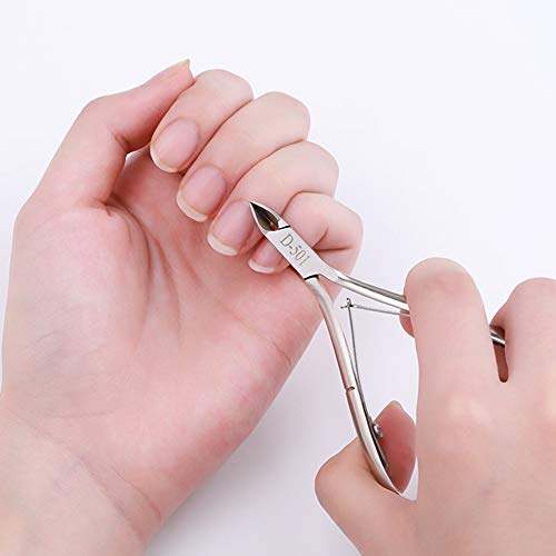 Huture Hautzangen Kurzer Eckenheber Nagelhautschieber Nagelhautzange Hautzange mit Doppelfeder Nipper Clipper Pusher… – Bild 4