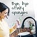 Scotch-Brite Odor Resist Non-Scratch Scrub Sponge, Dishwasher-Safe Kitchen Sponges that Resist Bacterial Odors, Multipurpose Dish Sponge for Gentle Cleaning, 6 Dish Sponges