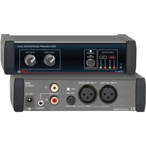 RDL EZ-MPA2 Dual Microphone Preamplifier