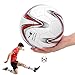 Drfeify Machine Sewn No. 4 Football, Soccer Ball with Rubber Liner for Indoor and Outdoor Training