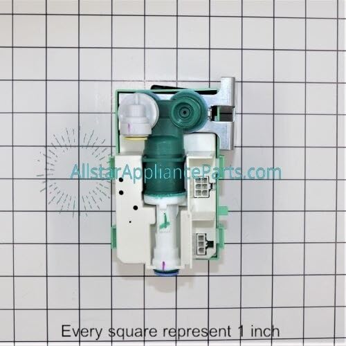 Válvula de entrada de agua para máquina de hielo WPW10340983 miniatura 4