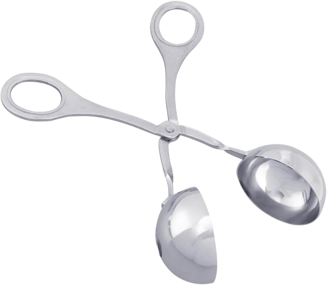 Ciieeo 3pcs Meatball Maker Spoon Meatball Clip Mold Non-stick Kitchen Gadget for Quick Making for Melon Ball Fish Ball Shrimp Pill Rice Tofu Chinese Food and Cake