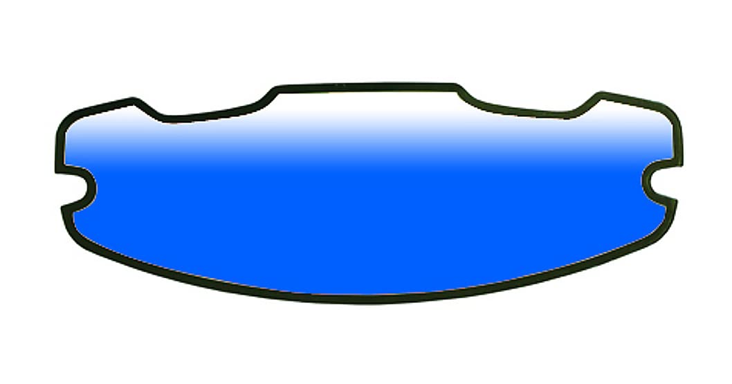 Progrip Light-Sensitive No-Fog Helmet Shield Insert (Blue)