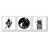 SIGNWIN-3 Piece Canvas Wall Art-The Magic of Minimalism-Canvas Prints Home Artwork Decoration for...