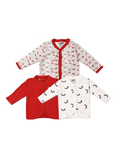 Image of Bumzee Front Open Baby T-Shirt Pack of 3