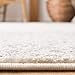 SAFAVIEH Tulum Collection Area Rug - 3' Round, Ivory & Grey, Moroccan Boho Distressed Design, Non-Shedding & Easy Care, Ideal for High Traffic Areas in Living Room, Bedroom (TUL264A)