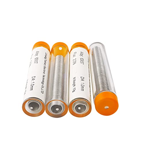 63-37 Filo di Saldatura del nucleo di colofonia del piombo della latta per la stazione di rilavorazione di SMD del saldatore, 10pcs 0.8mm, 12g/pc