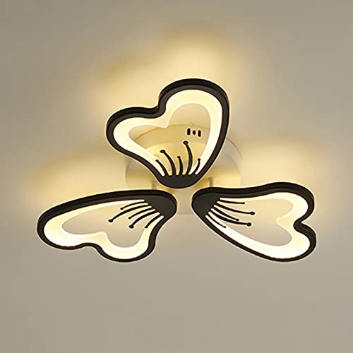 Plafonniers LED d'éclairage acrylique fleur salon et chambre à gradation 99W 33W