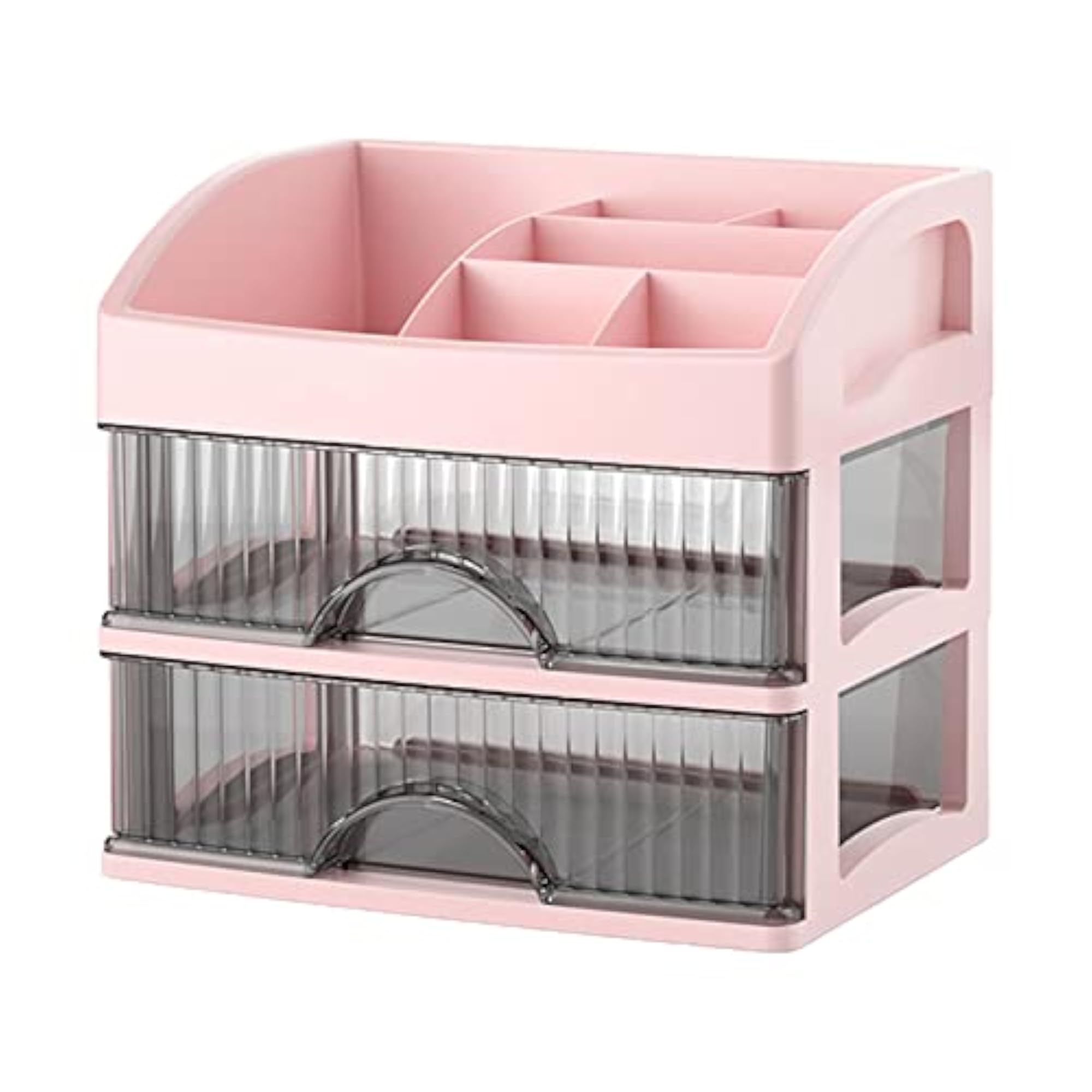 Cosmetic Display Cases with Clear Drawers Desktop Organizer
