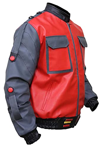 Marty Boy BTTF2 Bomber Leather Jacket2