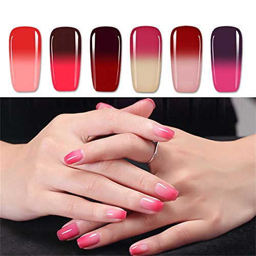 Multicolor Gel Nail Polish Nail Art Nail Gel Polish Uv Led Gel Polish Nail Polish Nail Polish Glue Pen Gradient Color (C7) #TOP5