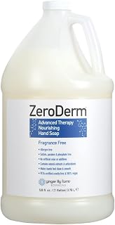 Ginger Lily Farms ZeroDerm Fragrance-Free Nourishing Hand Soap Refill, 1 Gallon Vegan Cruelty-Free for Sensitive Skin