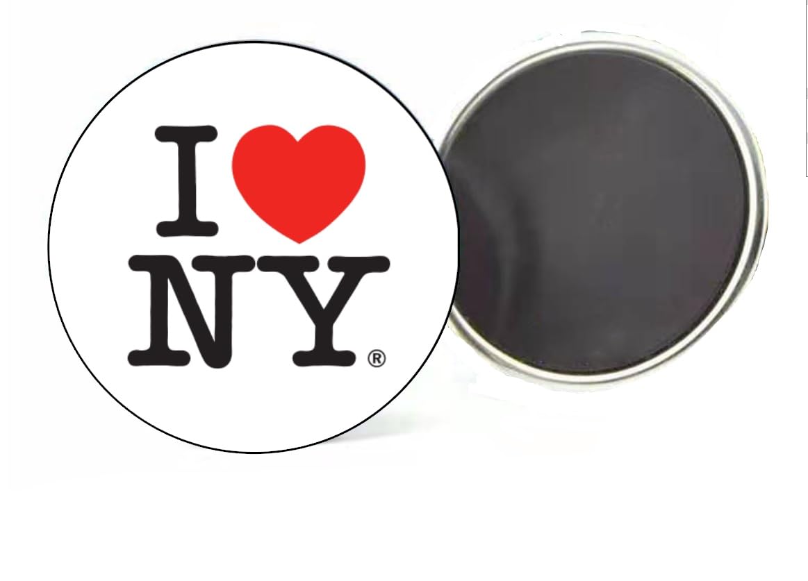 MAGNET 37MM badge I LOVE NY NEW YORK AMERICA AMÉRIQUE personnalisé collection