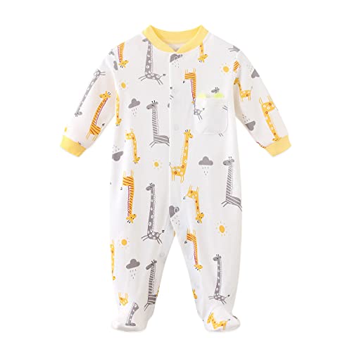Image of Infant Baby Girl Boy Onesie Cotton Newborn Outfit Bodysuit Jumpsuit Long Sleeve Romper