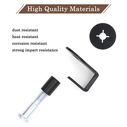 Set Of 2 Car Door Striker Bolt Latch Repair Hardware Compatible With 1980-1996 Ford F150 / 1987-89 Lincoln / 1981-90 Mercury Door Latch Lock Striker Bolts Replace E9Az-5422008-A E9Az5422008A #TOP4