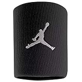 Nike Jordan Jumpman Wristband Schweißband 2er Pack (one size, black/white)