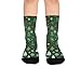 susiyo Artistic Festive Tree Pattern Hiking Socks Boy Girls - Cushioned Crew Socks for Kids Soft, Breathable & Seamless Toe for All-Day Comfort