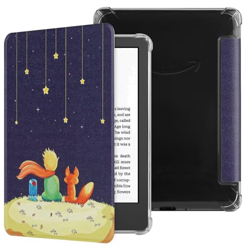�X�����P�[�X 7�C���` Kindle Paperwhite ��12���� 2024/ Kindle Colorsoft �P�[�X�A�X�}�[�g�J�o�[ �I�[�g�X���[�v �E�F�C�N �y�� �ی� �\�t�g TPU �N���A�P�[�X Amazon Kindle Paperwhit
