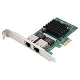 【Lista de paquetes】 Hay 1 * Para la tarjeta de red i350-AM2, 1 * Deflector de media altura y 1 * CD de controladores. Si tiene algún problema, no dude en ponerse en contacto con nosotros, estaremos encantados de ayudarle.