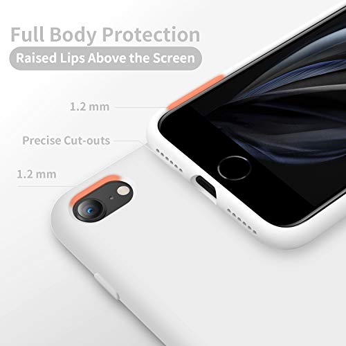 image for Cordking iPhone SE Case 2022/2020, iPhone 7 8 Case, Silicone Ultra Sli