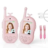 Le talkie-walkie vidéo idéal pour les enfants : contrairement aux talkies-walkies traditionnels qui ne transmettent que le son, le talkie-walkie vidéo amélioré de Trigowalt dispose d'un écran intégré pour les appels vidéo en temps réel. Parfait pour jouer à cache-cache dans le jardin ou partir à l'aventure d'une pièce à l'autre, il transforme les moments de jeu en moments de complicité inoubliables. Ce talkie-walkie pour enfants est un cadeau idéal pour Noël, un anniversaire ou toute autre occasion spéciale pour les enfants âgés de 3 à 12 ans.