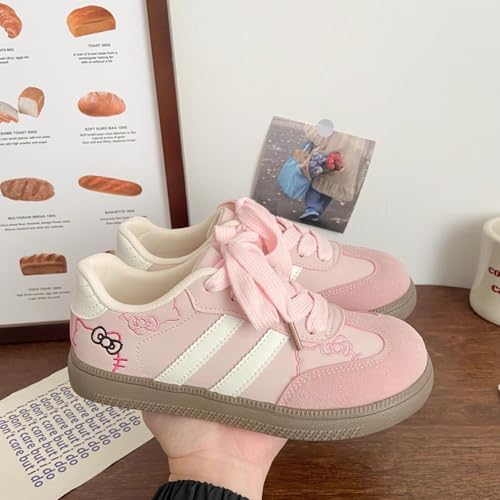 Y2K Sneakers Cute Cat Kitten Embroidery Trendy Streetwear Style Comfortable Everyday Wear Non-Slip Rubber Sole Lightweight & Breathable for All-Day Comfort 5