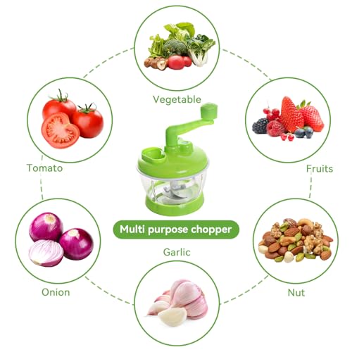 Coupe-oignon portable et hachoir à viande manuel multi-lames